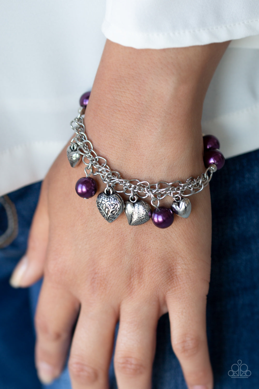 Paparazzi ♥ More Amour - Purple ♥ Bracelet