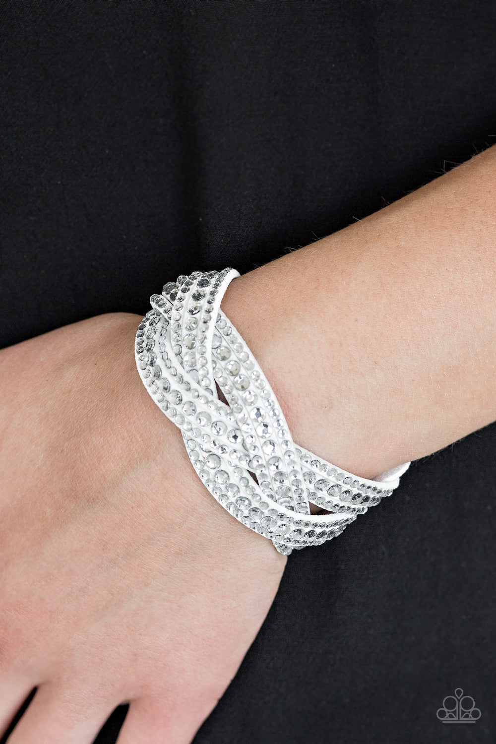 Paparazzi ♥ Bring On The Bling - White ♥ Bracelet