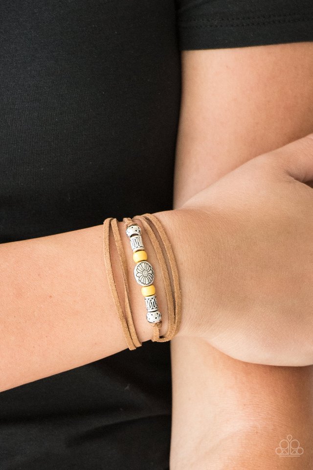 Paparazzi ♥ Clear A Path - Yellow ♥ Bracelet