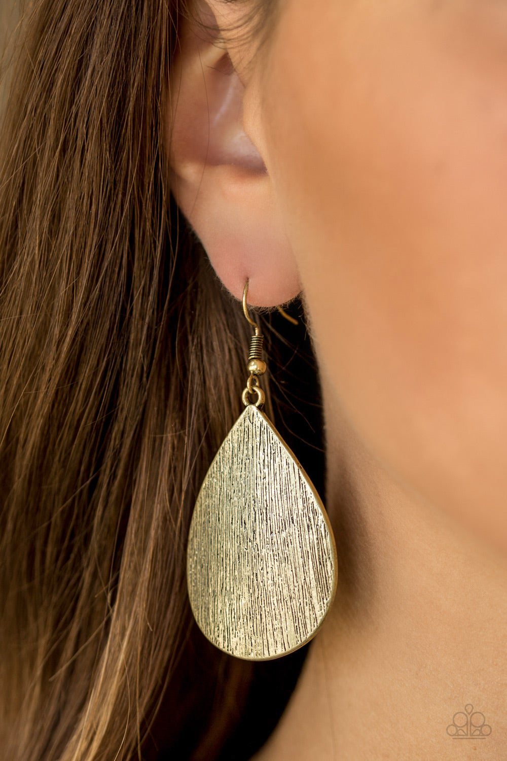 Paparazzi ♥ All Allure - Brass ♥ Earrings
