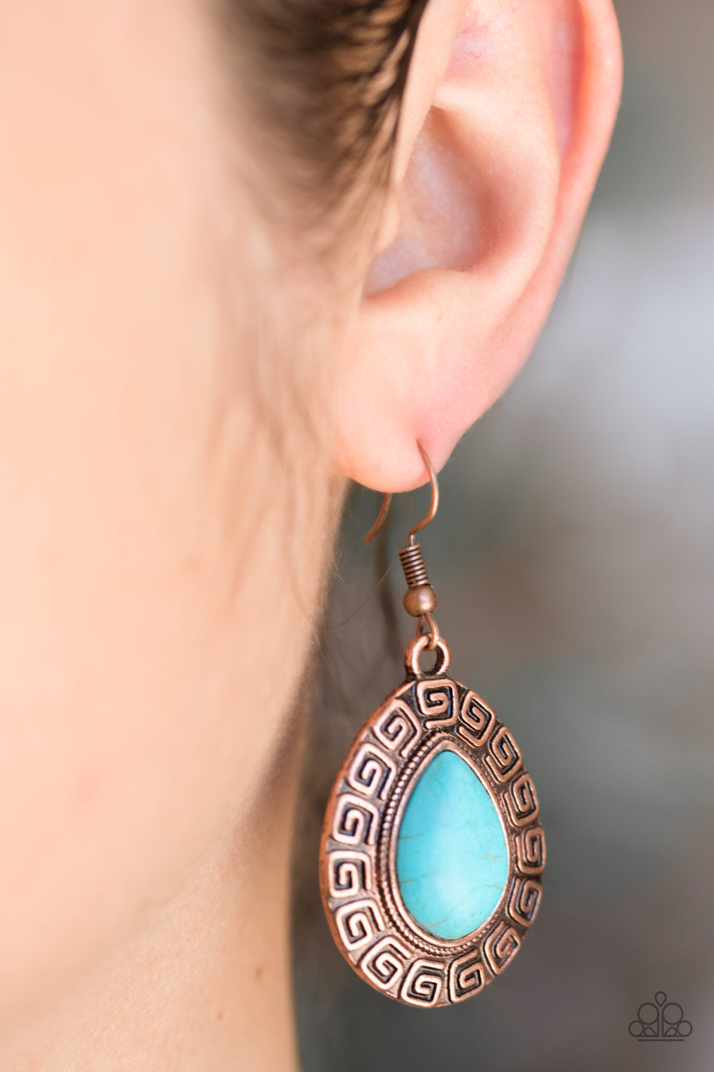 Paparazzi ♥ Tribal Tango - Copper ♥ Earrings