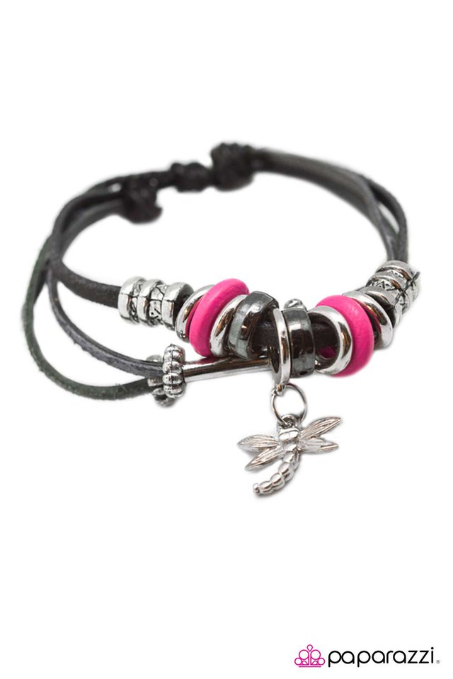 Paparazzi ♥ On the Fly - Pink ♥ Bracelet