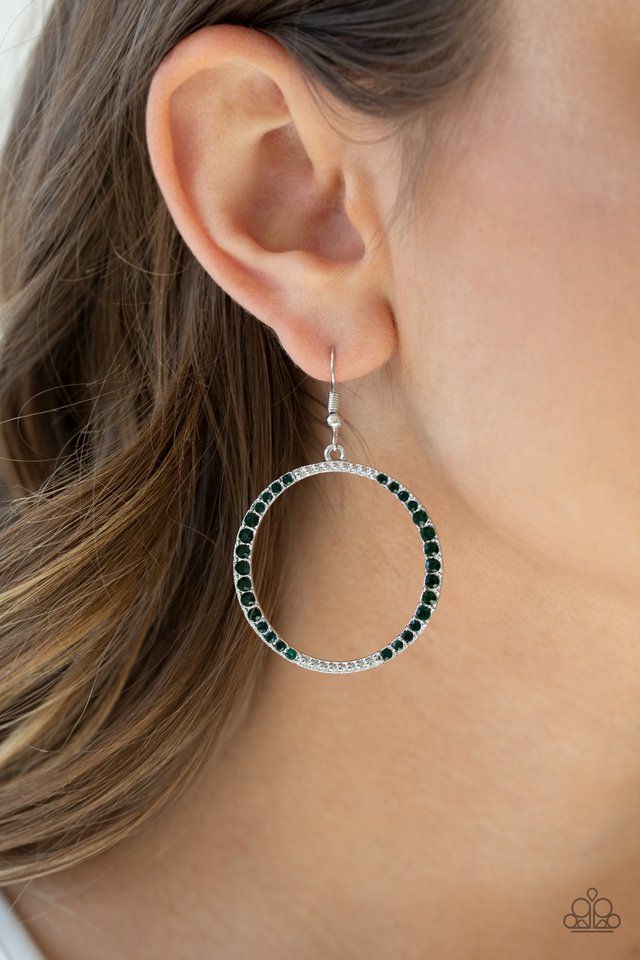 Paparazzi ♥ Risky Ritz - Green ♥ Earrings