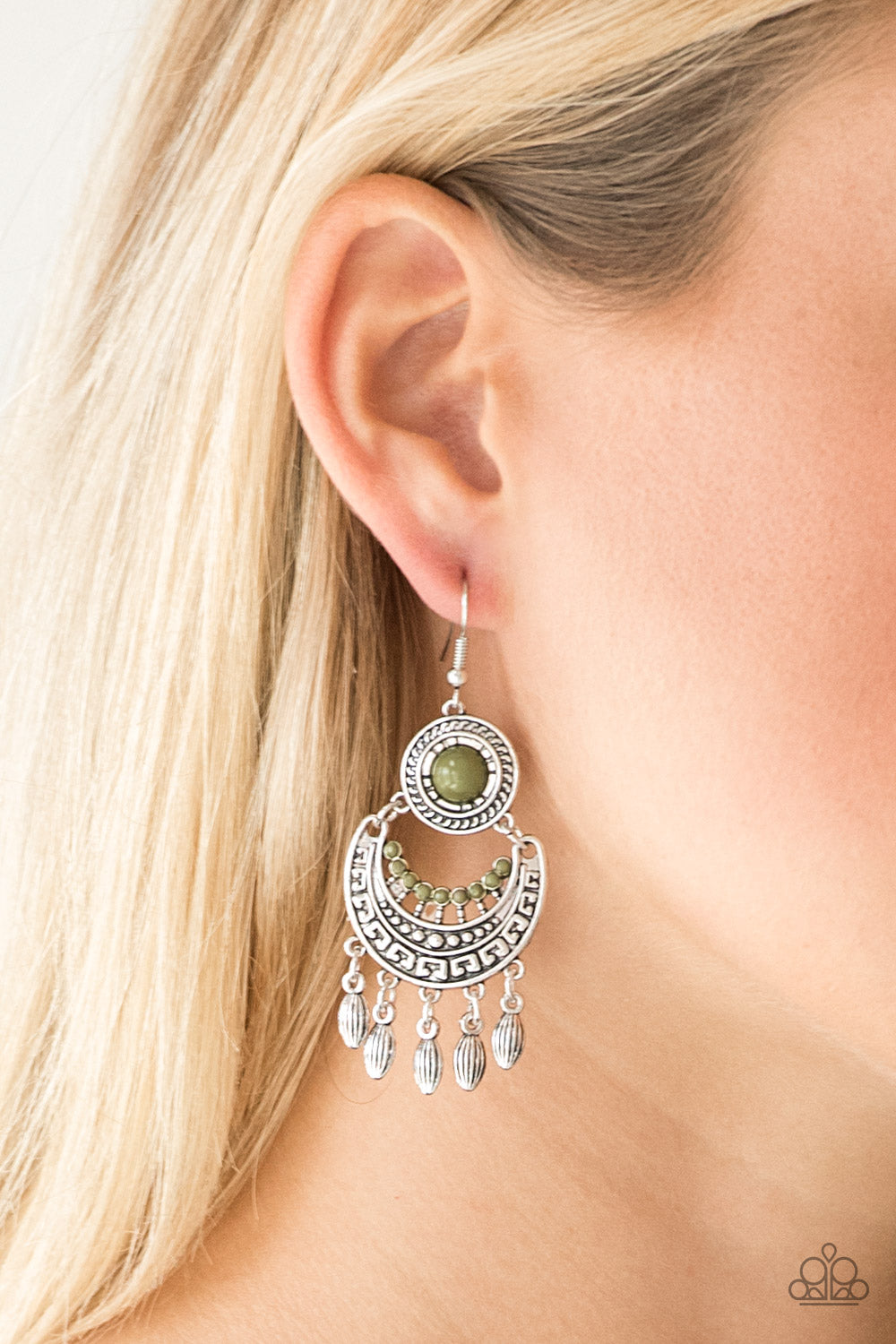 Paparazzi ♥ Mantra to Mantra - Green ♥ Earrings