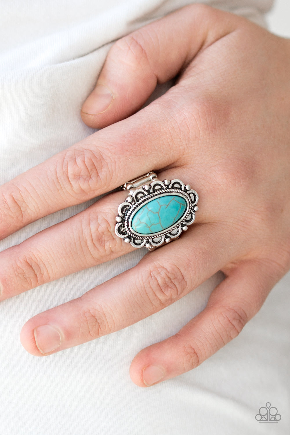 Paparazzi ♥ Desert Grotto - Blue ♥ Ring