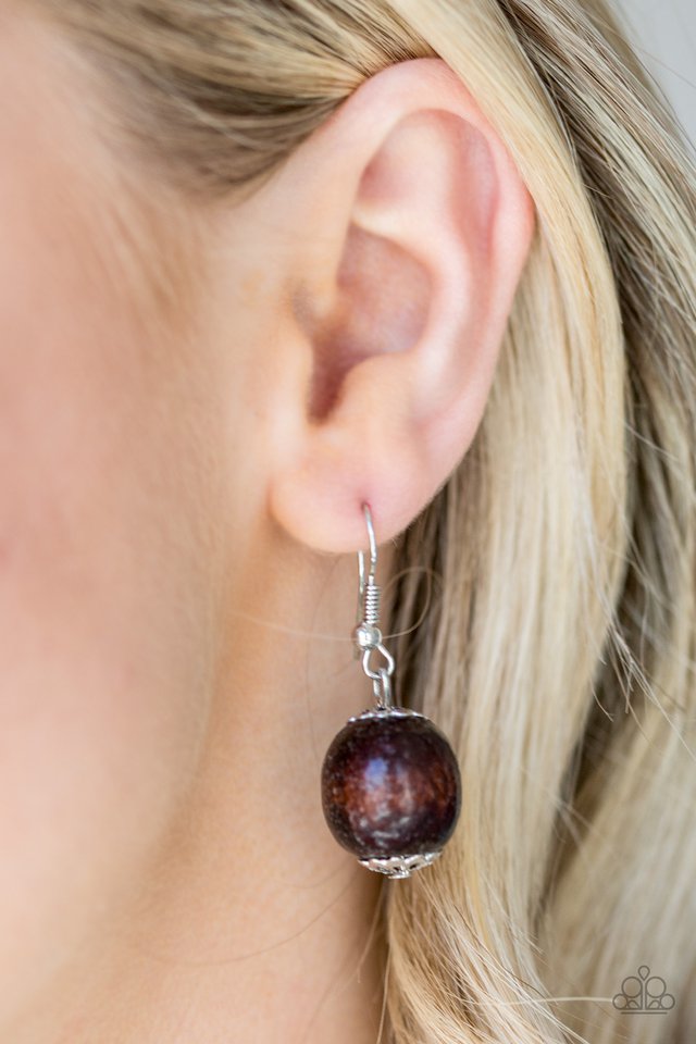 Paparazzi ♥ Carefree Cococay - Brown ♥ Necklace