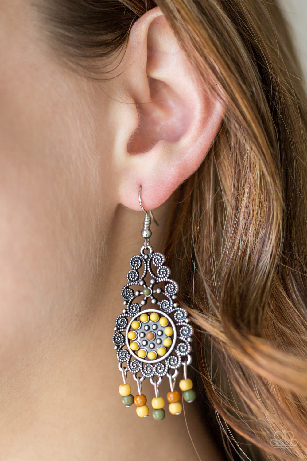Paparazzi ♥ Courageously Congo - Multi ♥ Earrings