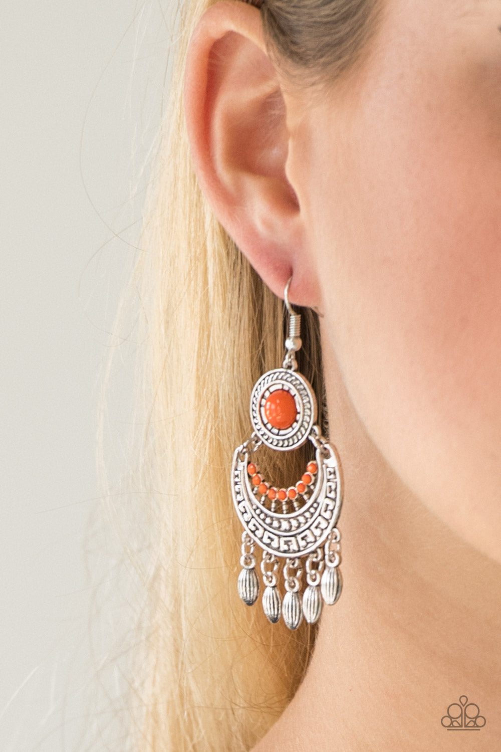 Paparazzi ♥ Mantra to Mantra - Orange ♥ Earrings