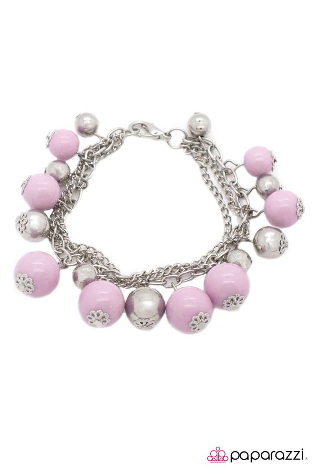 Paparazzi ♥ Get On Your Feet - Purple ♥ Bracelet