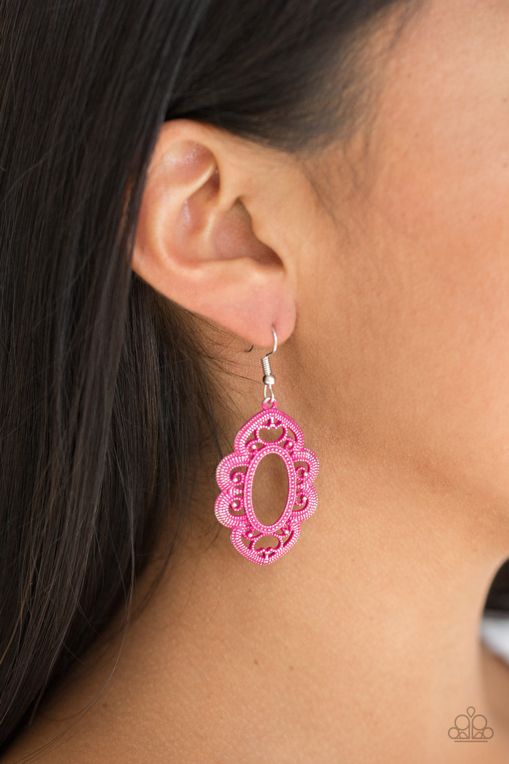 Paparazzi ♥ Mantras and Mandalas - Pink ♥ Earrings