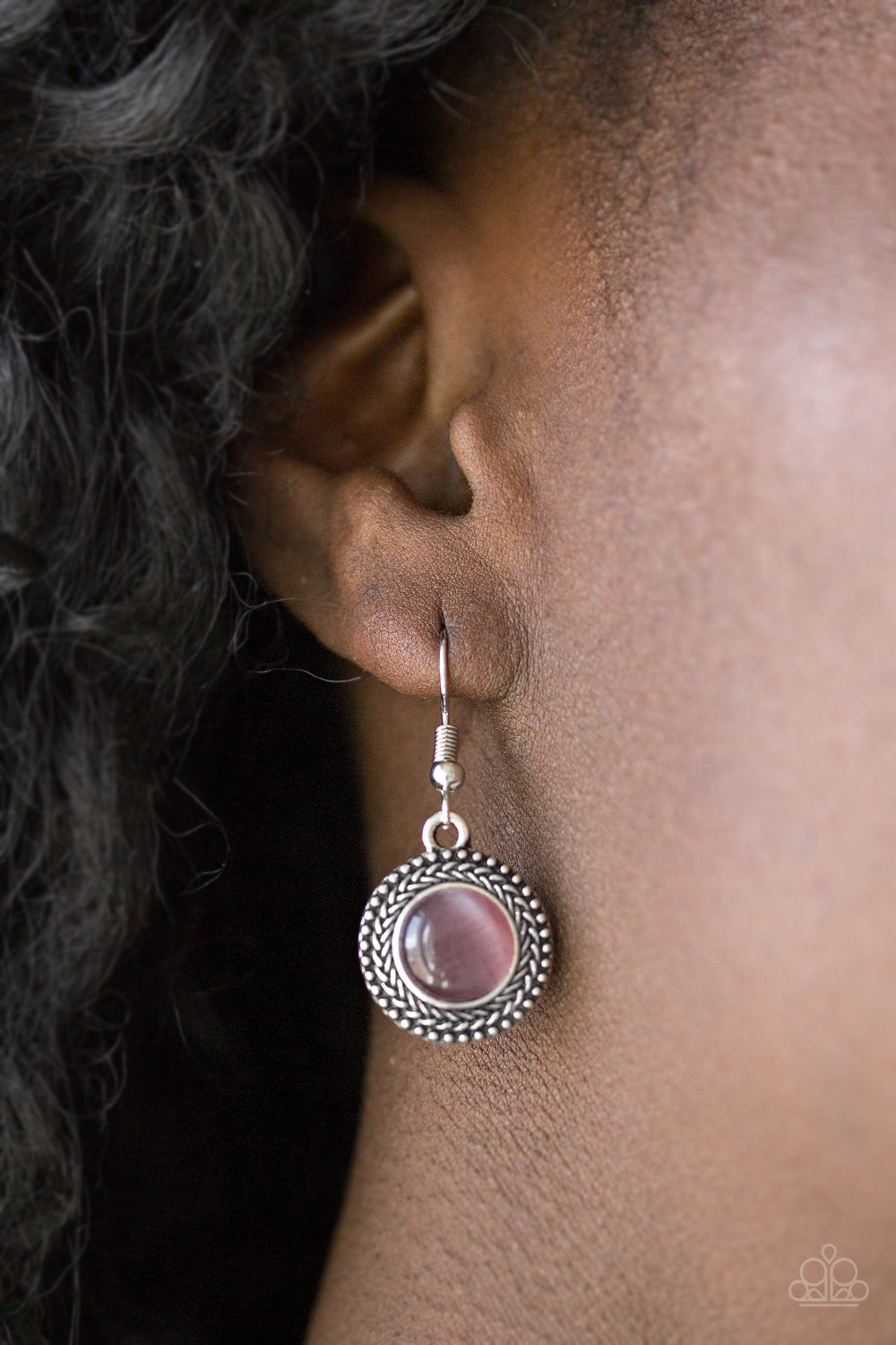 Paparazzi ♥ Time To GLOW Up! - Purple ♥ Earrings