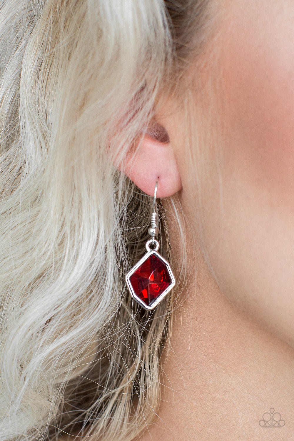 Paparazzi ♥ Glow It Up - Red ♥ Earrings