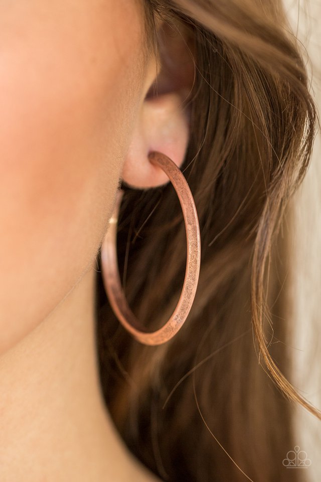 Paparazzi ♥ Some Like It HAUTE - Copper ♥ Earrings
