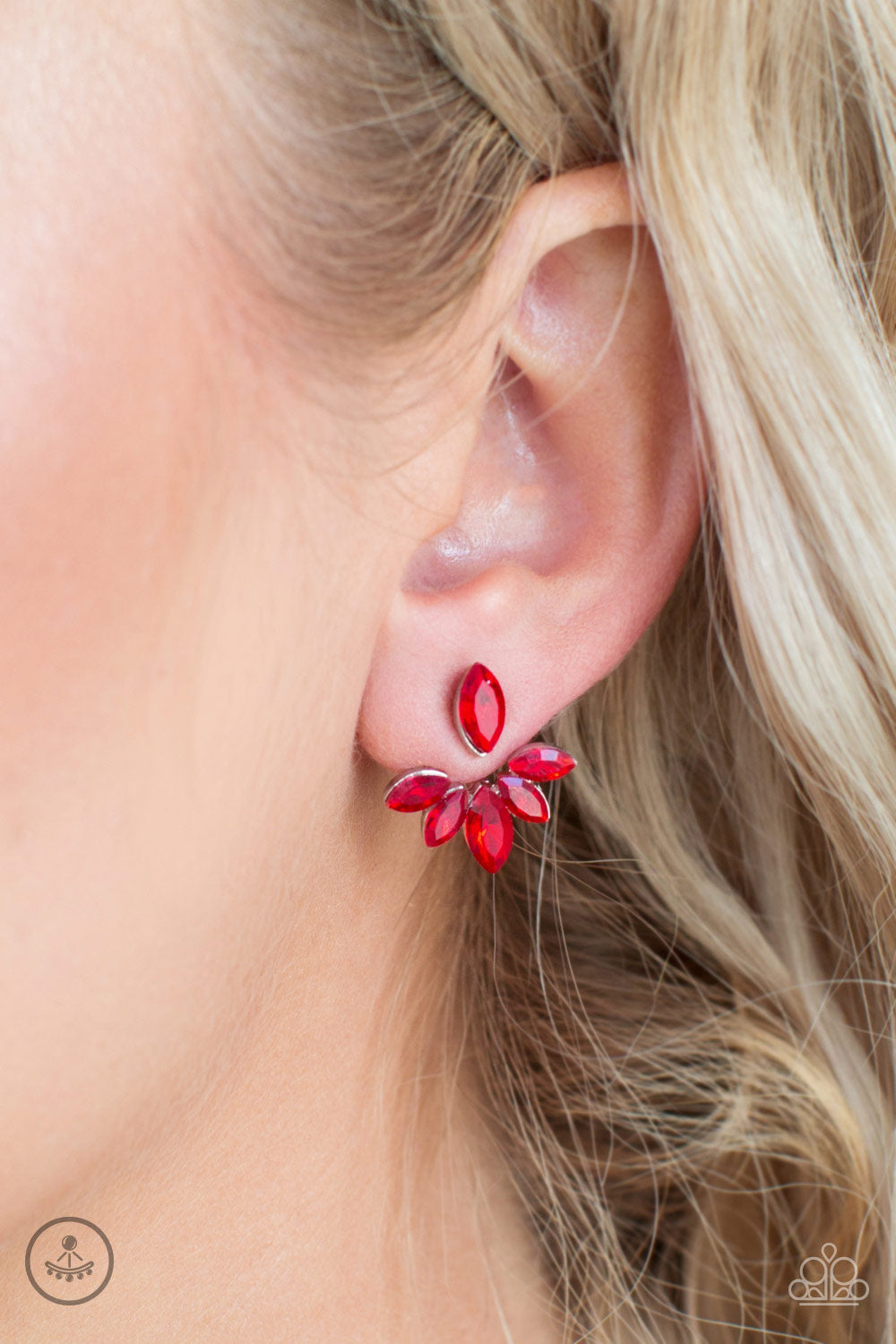 Paparazzi ♥ Radical Refinement - Red ♥ Post Earrings