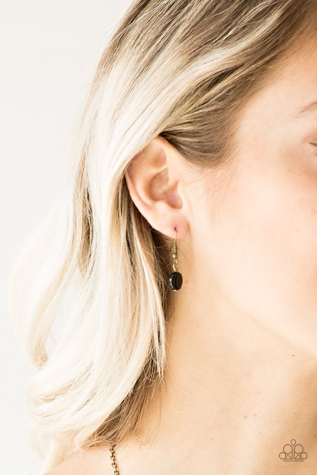 Paparazzi ♥ Practical Prairie - Brass ♥ Necklace