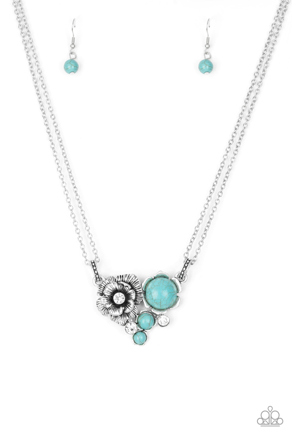 Paparazzi ♥ Desert Harvest Blue ♥ Necklace – LisaAbercrombie