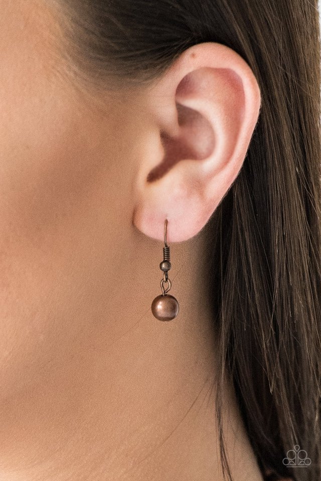 Paparazzi ♥ I Double Dare You - Copper ♥ Necklace