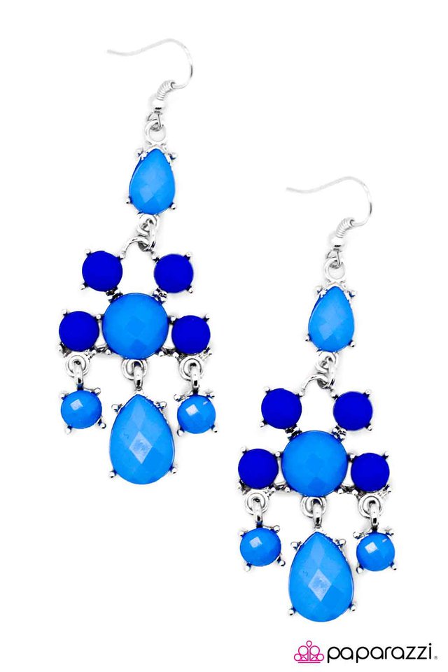 Paparazzi ♥ A Change Of Pace - Blue ♥ Earrings