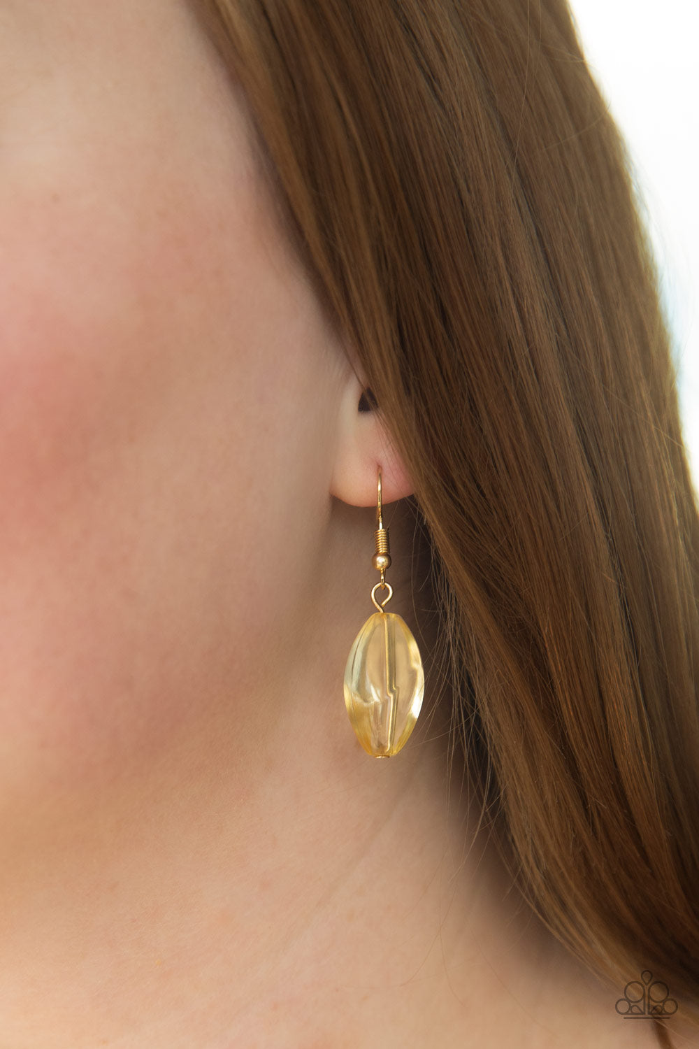 Paparazzi ♥ Fringe Fabulous - Gold ♥ Necklace