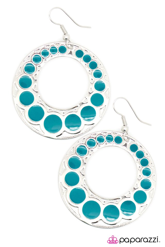 Paparazzi ♥ I Came, I Saw, I Conquered - Blue ♥ Earrings