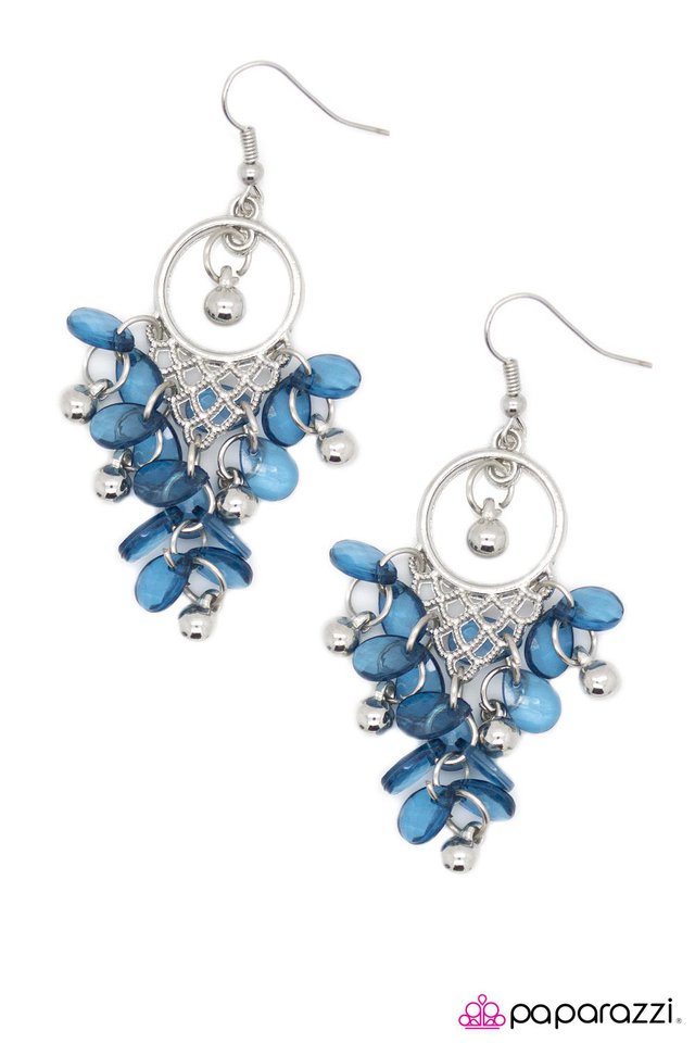 Paparazzi ♥ Daydreaming - Blue Earring ♥ Earrings