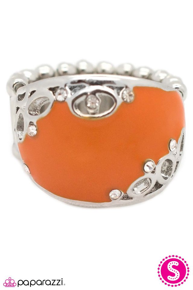 Paparazzi ♥ Good Vibrations - Orange ♥ Ring