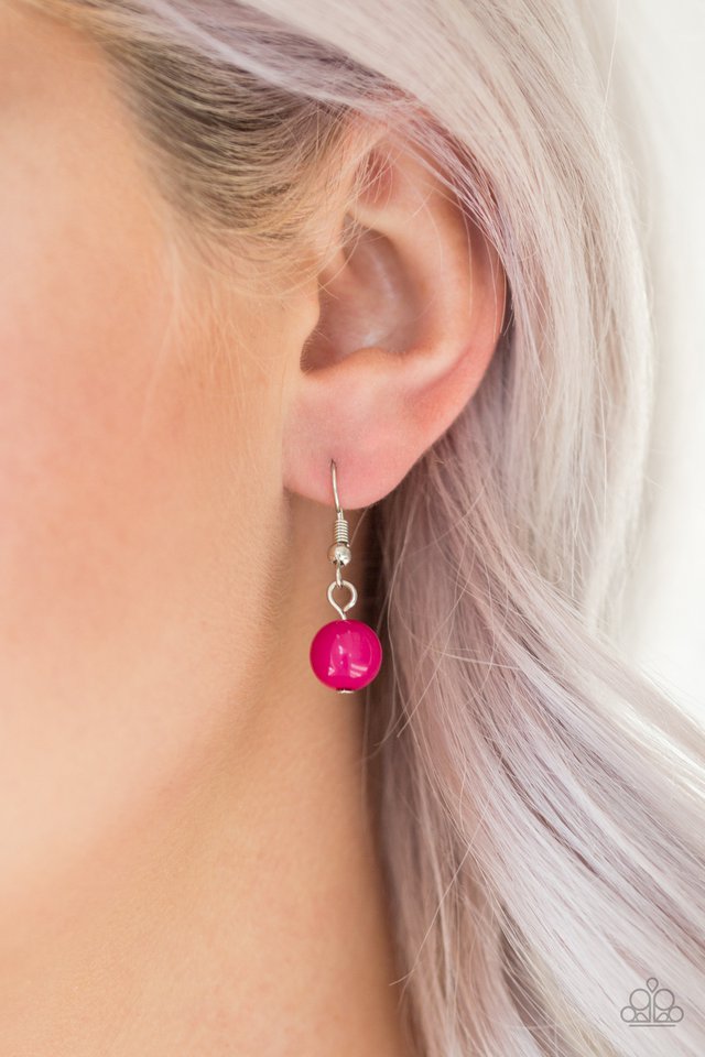 Paparazzi ♥ Bubbly Bright - Pink ♥ Necklace