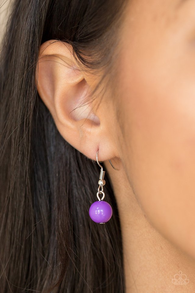 Paparazzi ♥ Friday Night Fringe - Purple ♥ Necklace