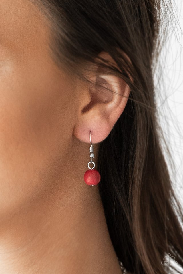 Paparazzi ♥ Full Frontier - Red ♥ Necklace