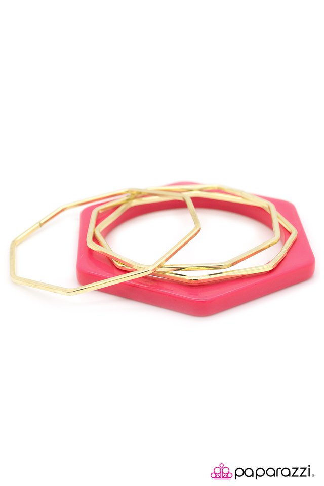 Paparazzi ♥ Pick A Side - Pink ♥ Bracelet