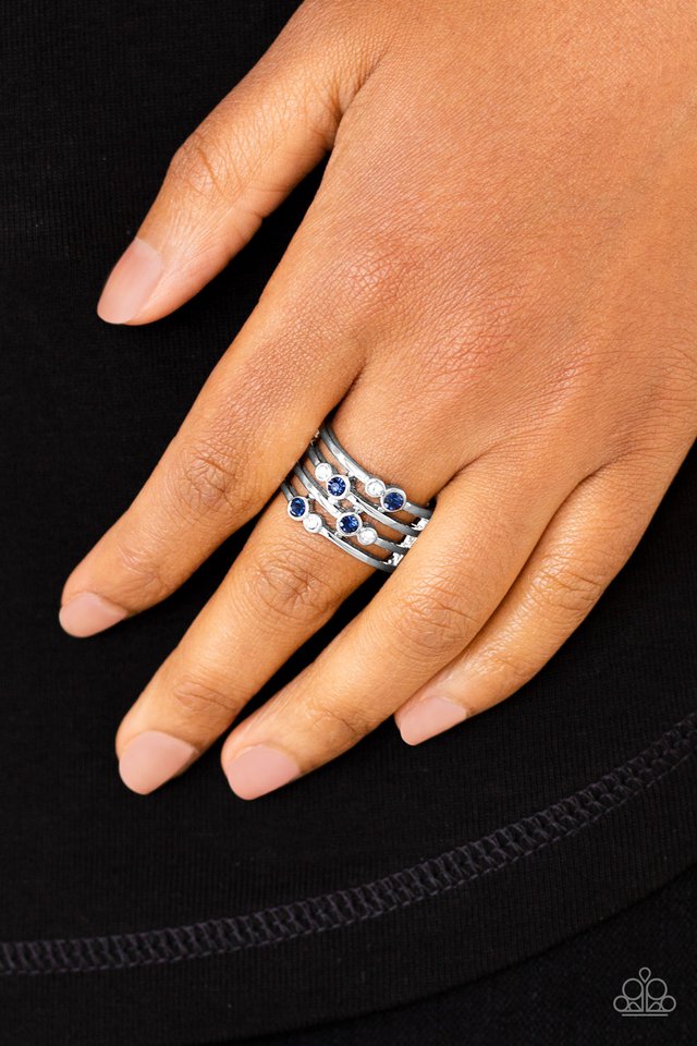 Paparazzi ♥ Sparkle Showdown - Blue ♥ Ring