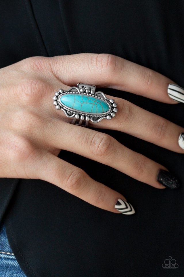 Paparazzi ♥ Leave No Trace - Blue ♥ Ring
