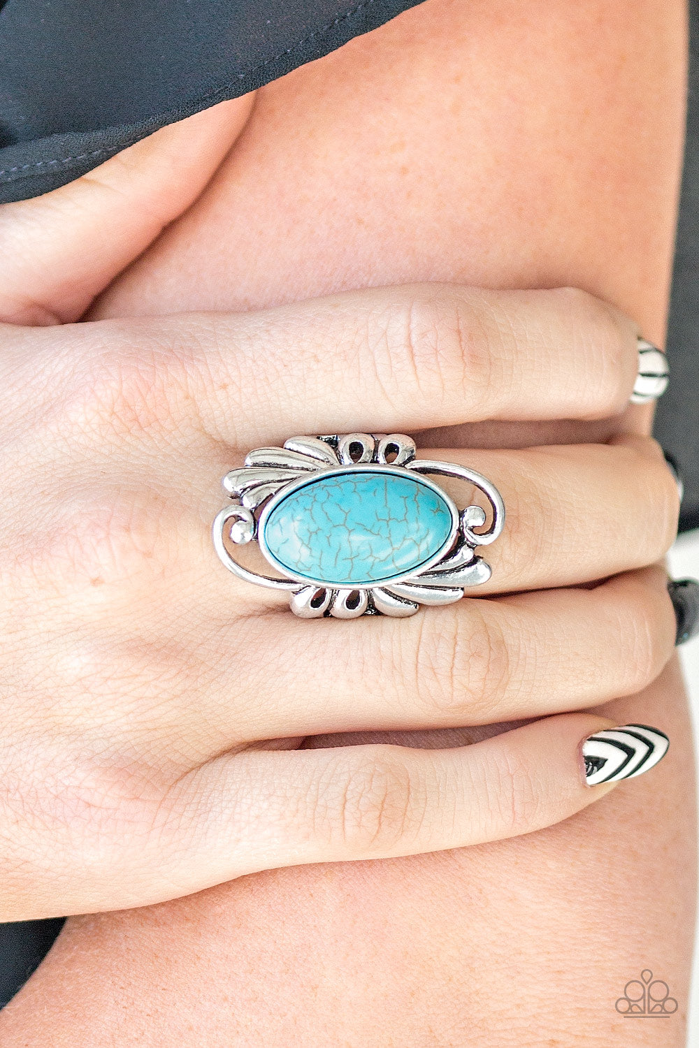 Paparazzi ♥ Sedona Sunset - Blue ♥ Ring