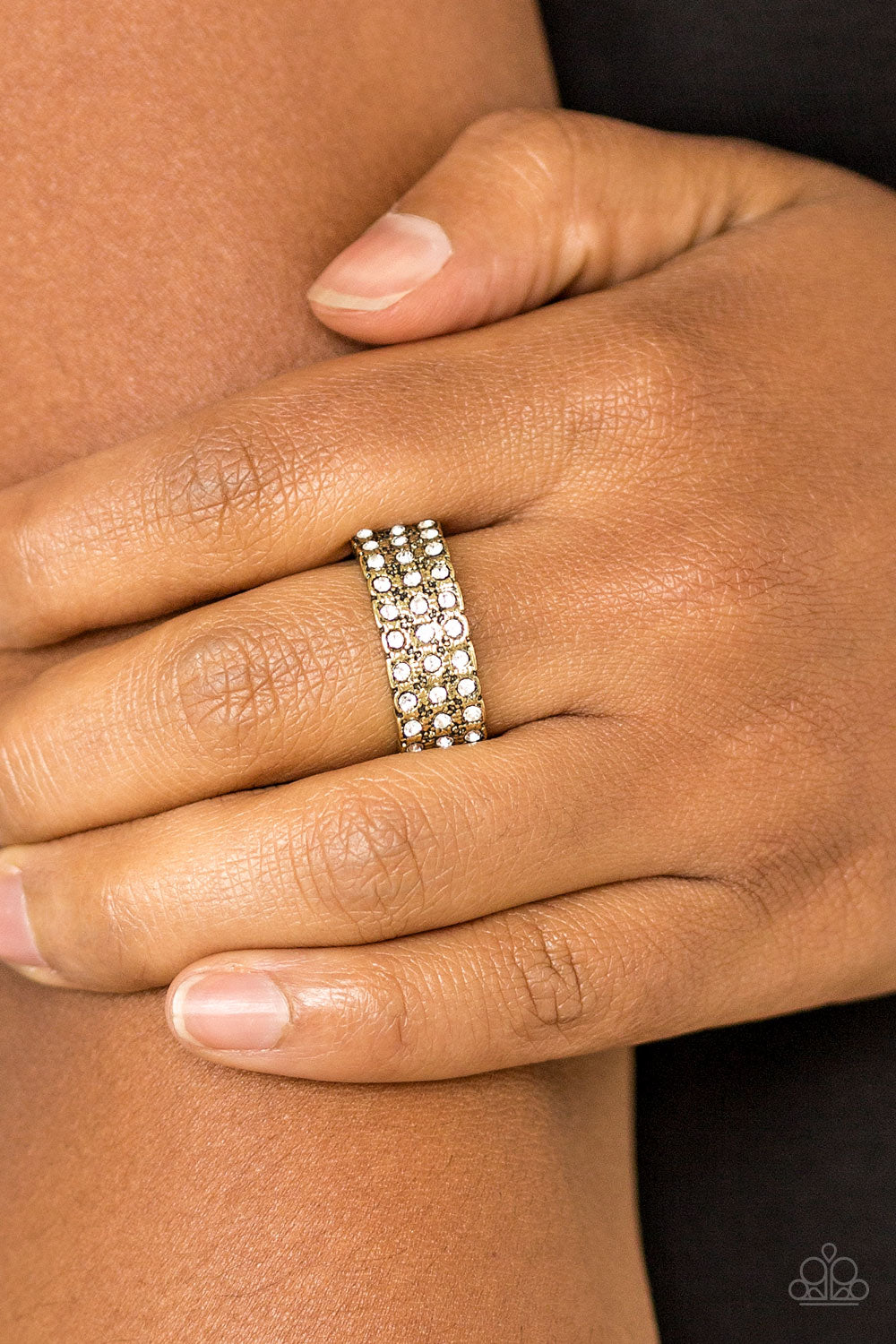 Paparazzi ♥ Feeling Fab-YOU-less - Brass ♥ Ring