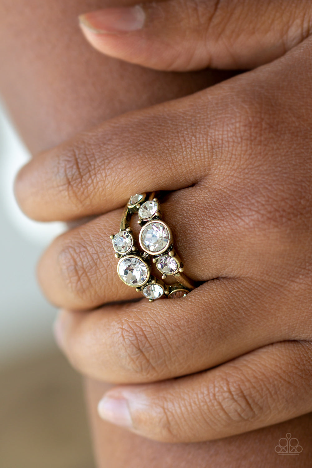 Paparazzi ♥ Interstellar Fashion - Brass ♥ Ring