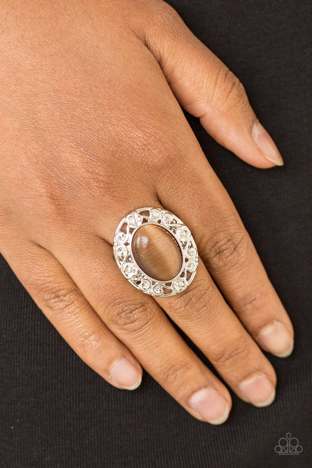 Paparazzi ♥ Moonlit Marigold - Brown ♥ Ring