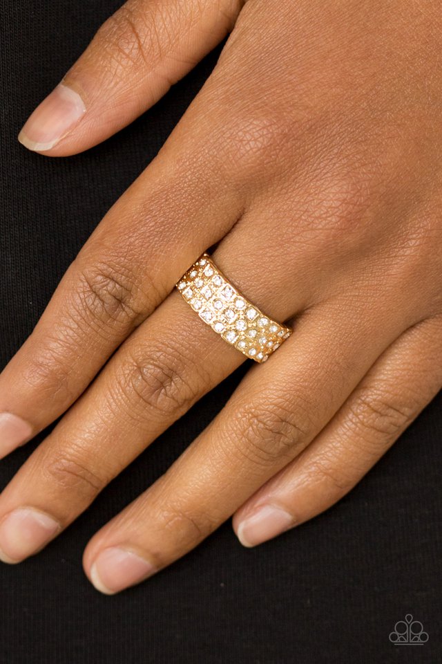 Paparazzi ♥ Feeling Fab-YOU-less - Gold ♥ Ring