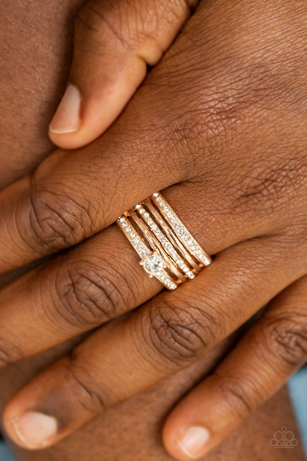 Paparazzi ♥ The Dealmaker- Rose Gold ♥ Ring