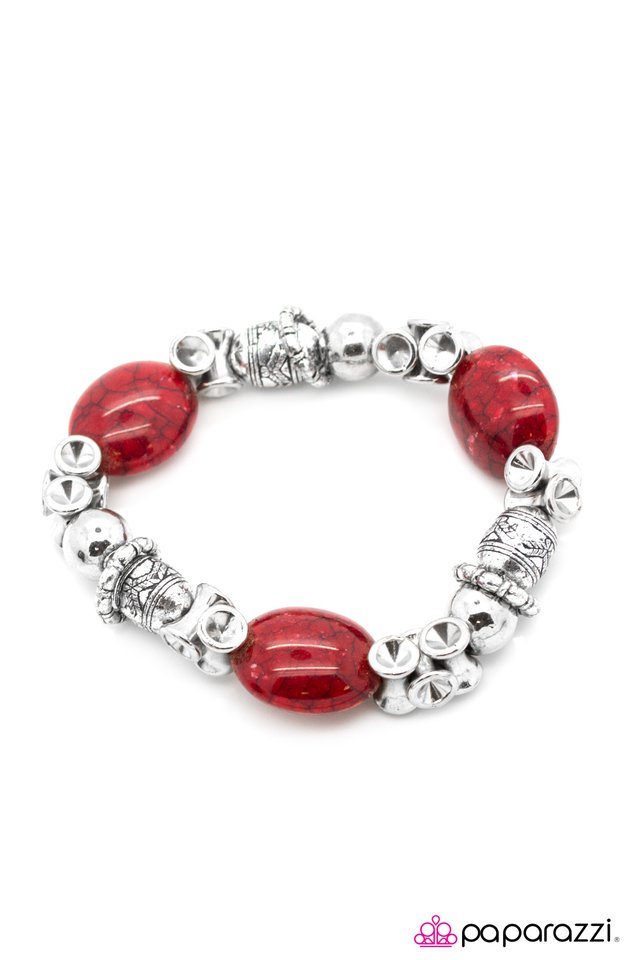 Paparazzi ♥ Going My Way - Red ♥ Bracelet