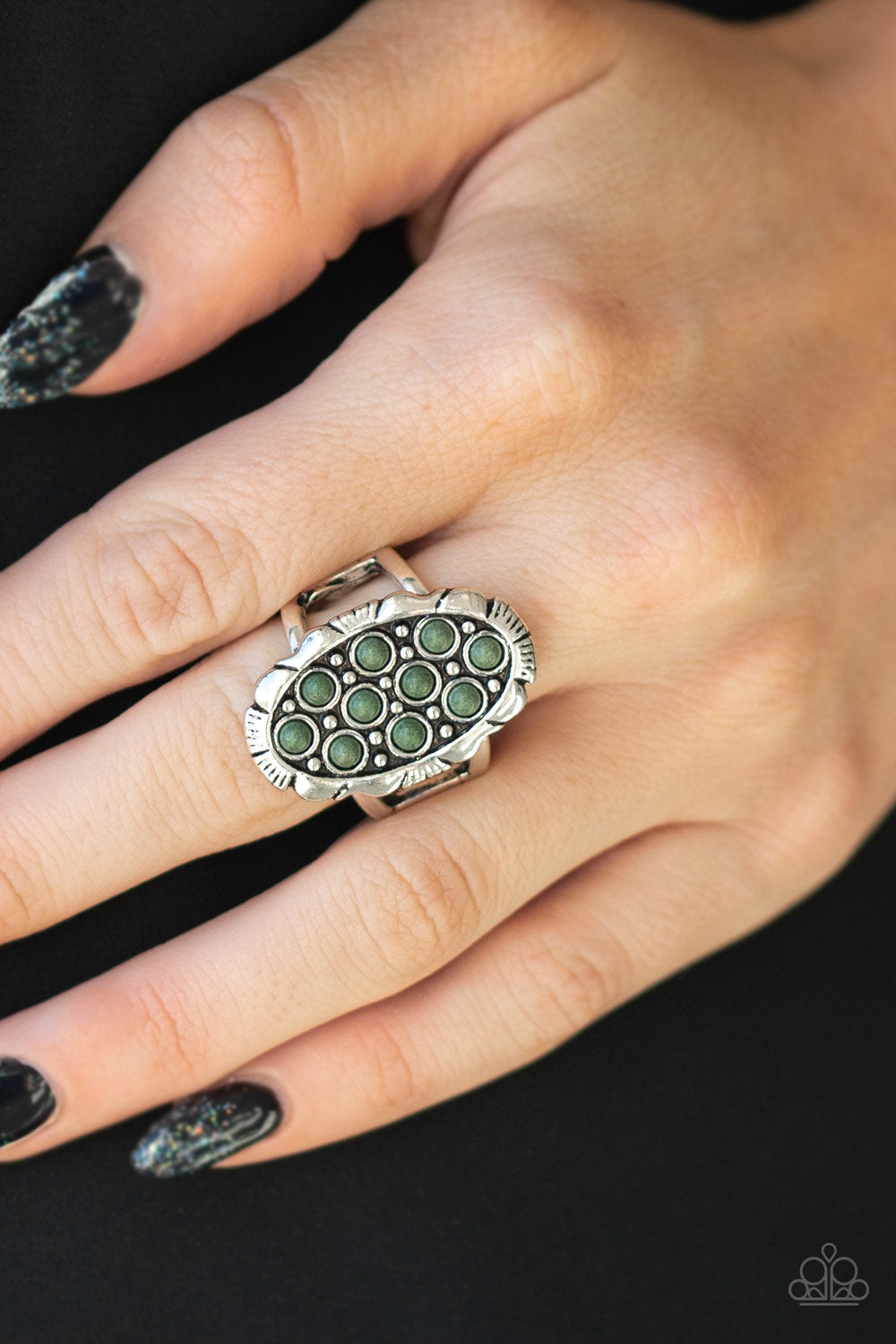 Paparazzi ♥ Cactus Garden - Green ♥ Ring