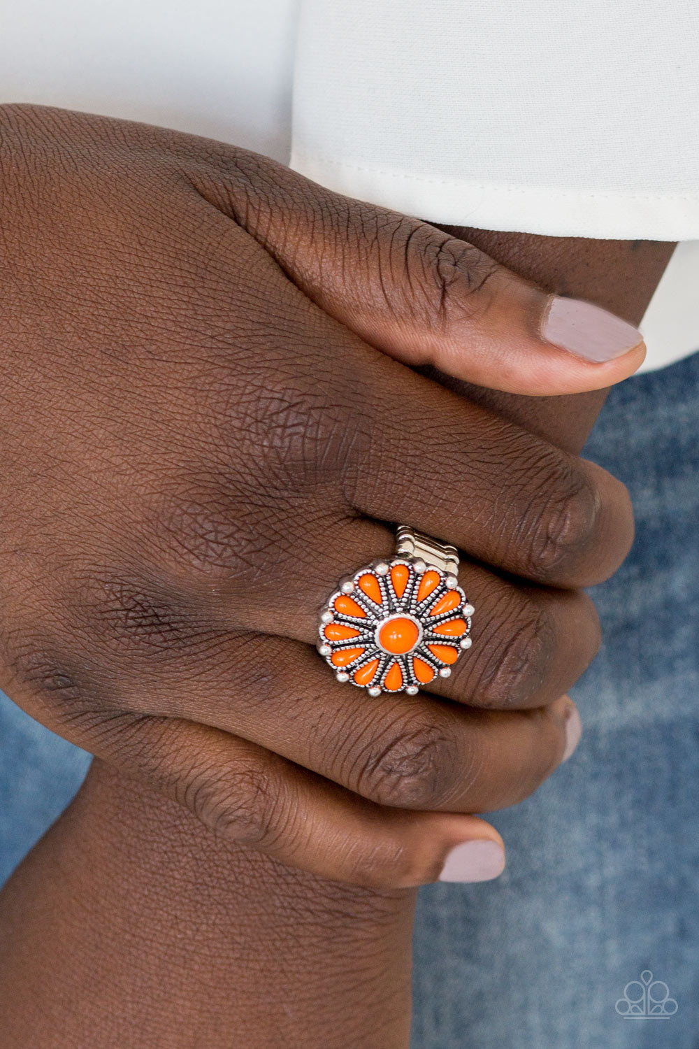 Paparazzi ♥ Poppy Pop-tastic - Orange ♥ Ring
