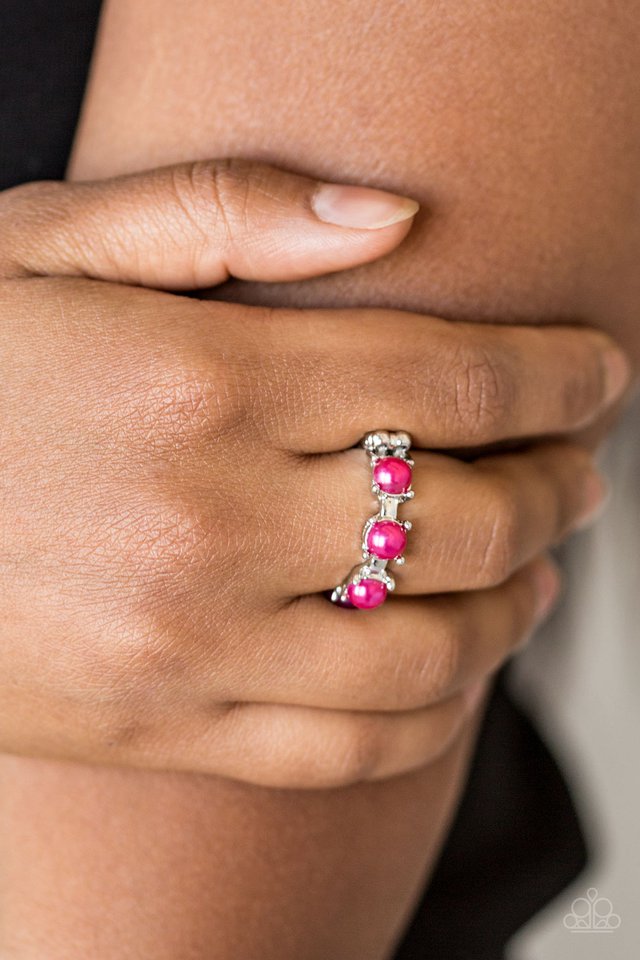 Paparazzi ♥ More Or PRICELESS - Pink ♥ Ring