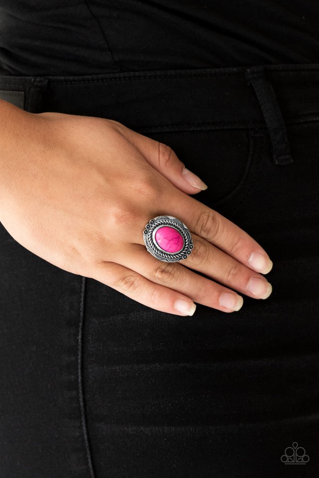 Paparazzi ♥ Tumblin Tumbleweeds - Pink ♥ Ring