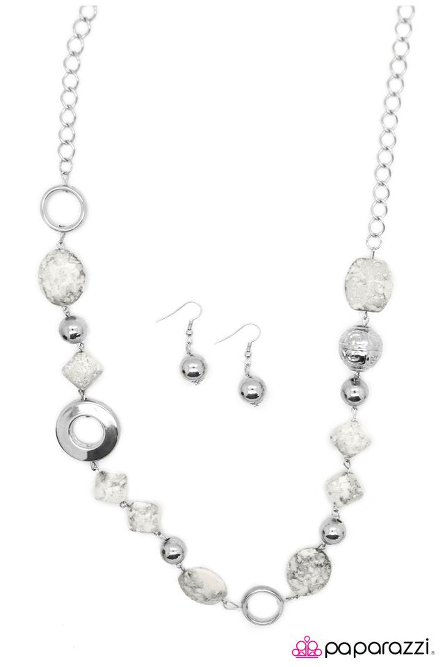 Paparazzi ♥ Oh, Baby! - White ♥ Necklace