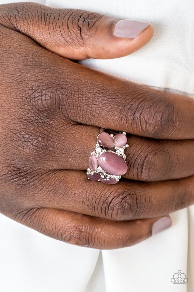 Paparazzi ♥ Modern Moonwalk - Purple ♥ Ring