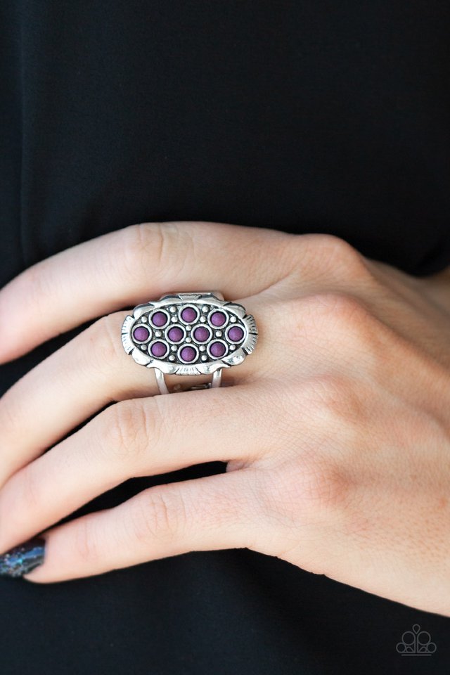 Paparazzi ♥ Cactus Garden - Purple ♥ Ring