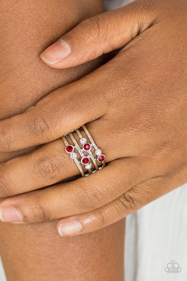 Paparazzi ♥ Sparkle Showdown - Red ♥ Ring