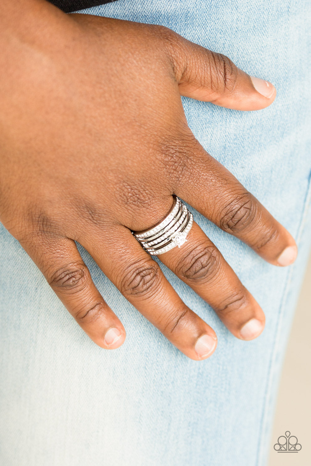 Paparazzi ♥ The Dealmaker - White ♥ Ring