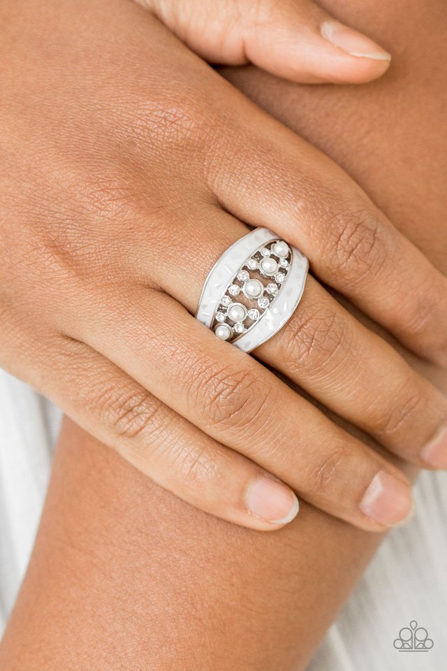 Paparazzi ♥ Royal Treasury - White ♥ Ring