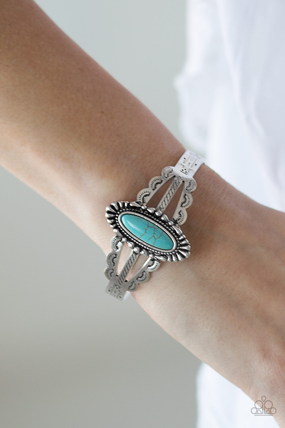 Paparazzi ♥ Desert Sage - Blue ♥ Bracelet